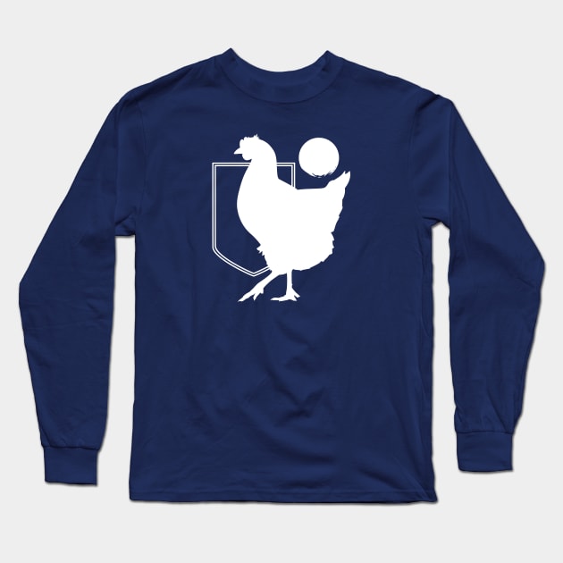 Chicken Class Emblem Long Sleeve T-Shirt by Spykles